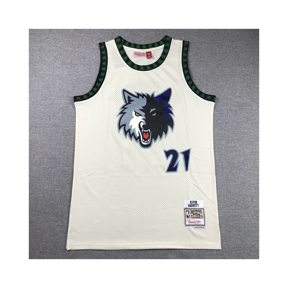 Kép 1/4 - Kevin GARNETT CreamWhite vintage Minnesota Timberwolves mez