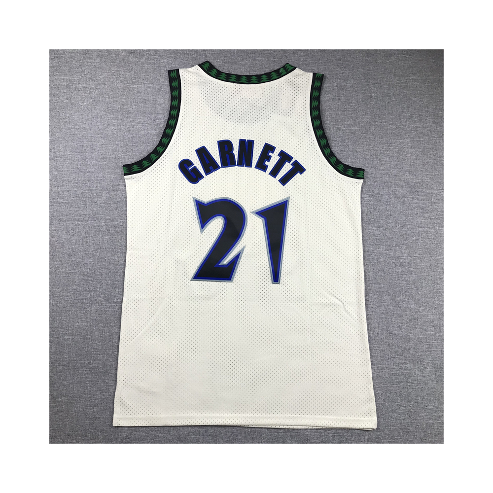 Kép 2/4 - Kevin GARNETT CreamWhite vintage Minnesota Timberwolves mez