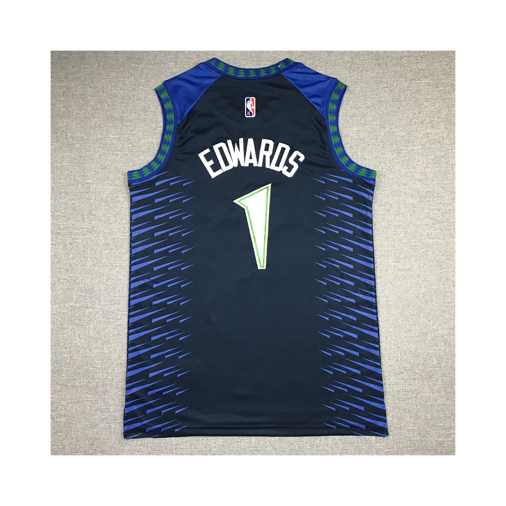 Kép 2/3 - Anthony EDWARDS 2021-22 City Edition Minnesota Timberwolves mez