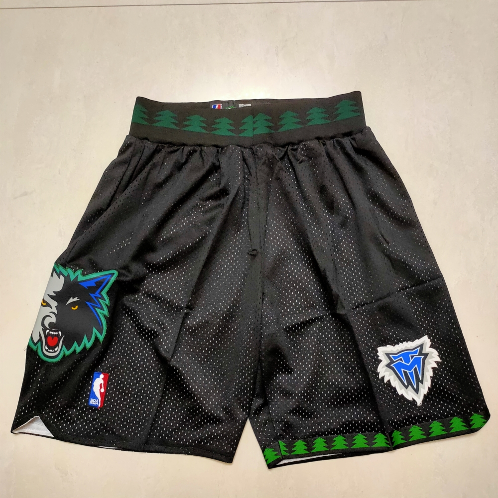 Kép 1/4 - Minnesota Timberwolves Classic fekete kosaras rövidnadrág