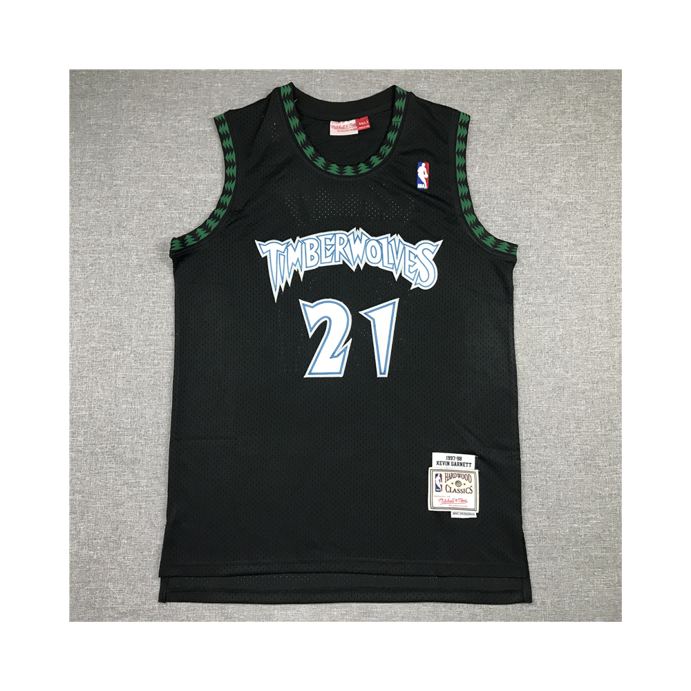 Kép 1/3 - Kevin GARNETT Classic fekete Minnesota Timberwolves mez