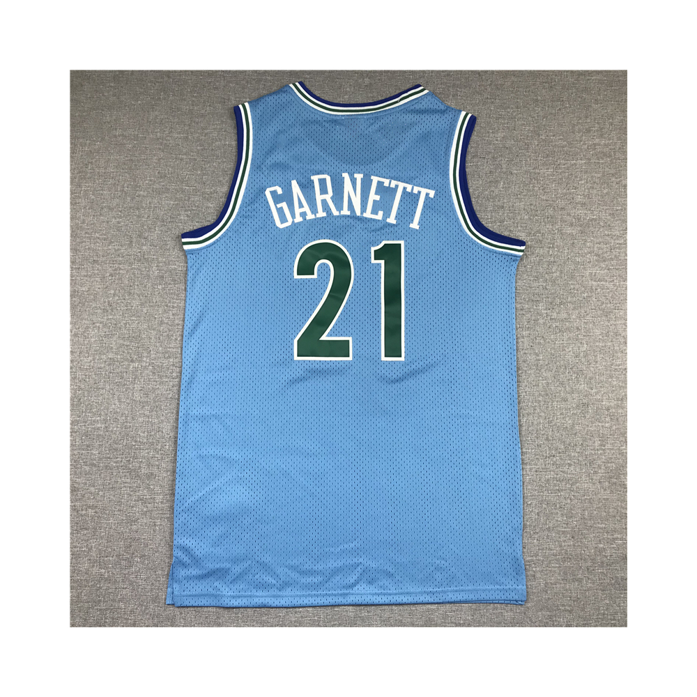 Kép 2/3 - Kevin GARNETT 1995-96 Classic világoskék Minnesota Timberwolves mez