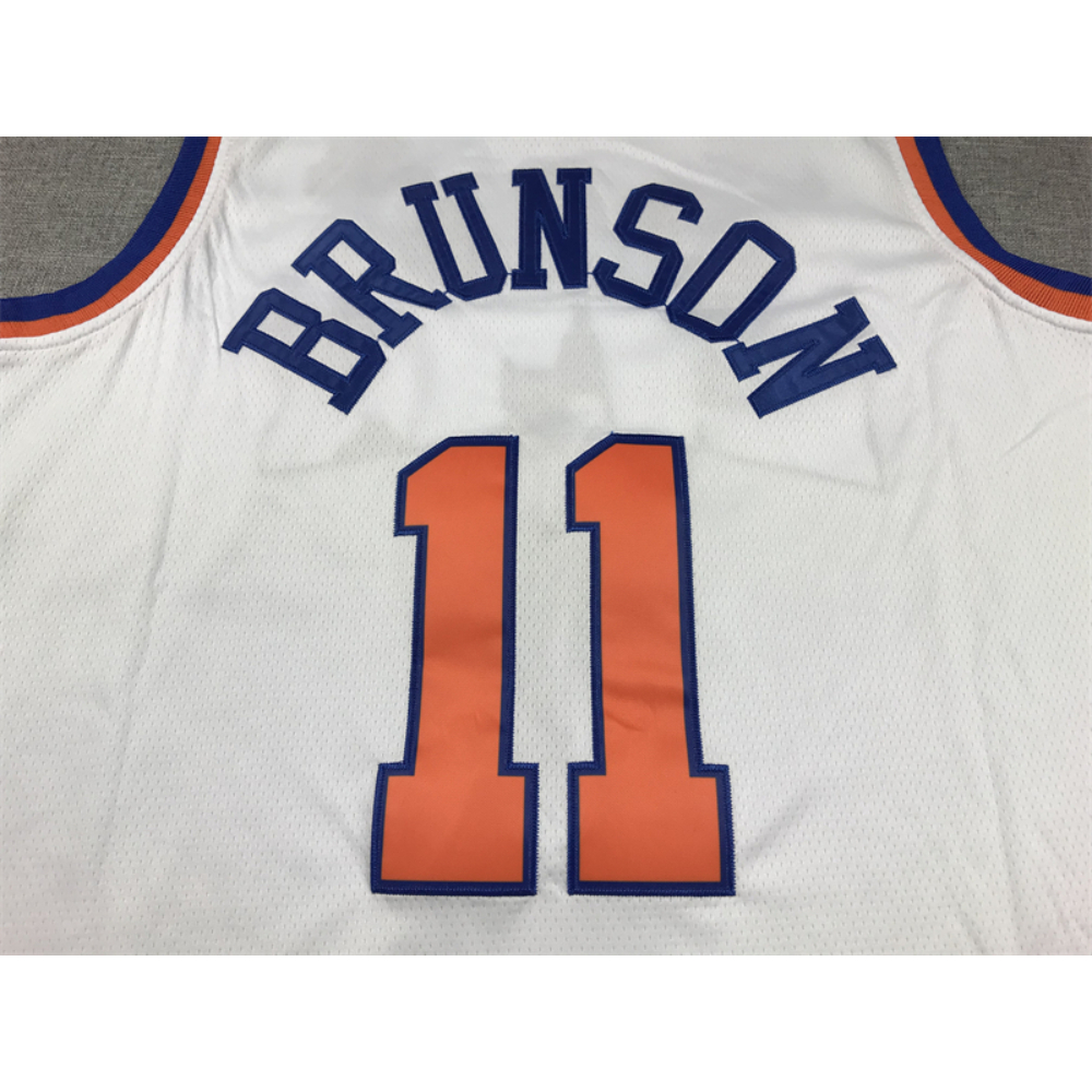 Kép 3/4 - Jalen BRUNSON fehér New York Knicks mez