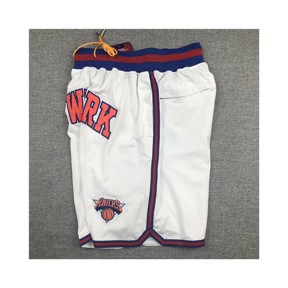 Kép 4/4 - New York Knicks Classic fehér Just Don zsebes kosaras rövidnadrág