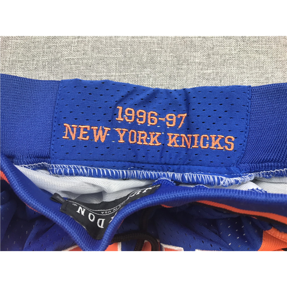 Kép 4/4 - New York Knicks Classic kék Just Don zsebes kosaras rövidnadrág