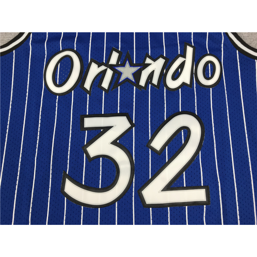 Kép 3/3 - Shaquille O’NEAL 1994-95 Classic Striped kék Orlando Magic mez
