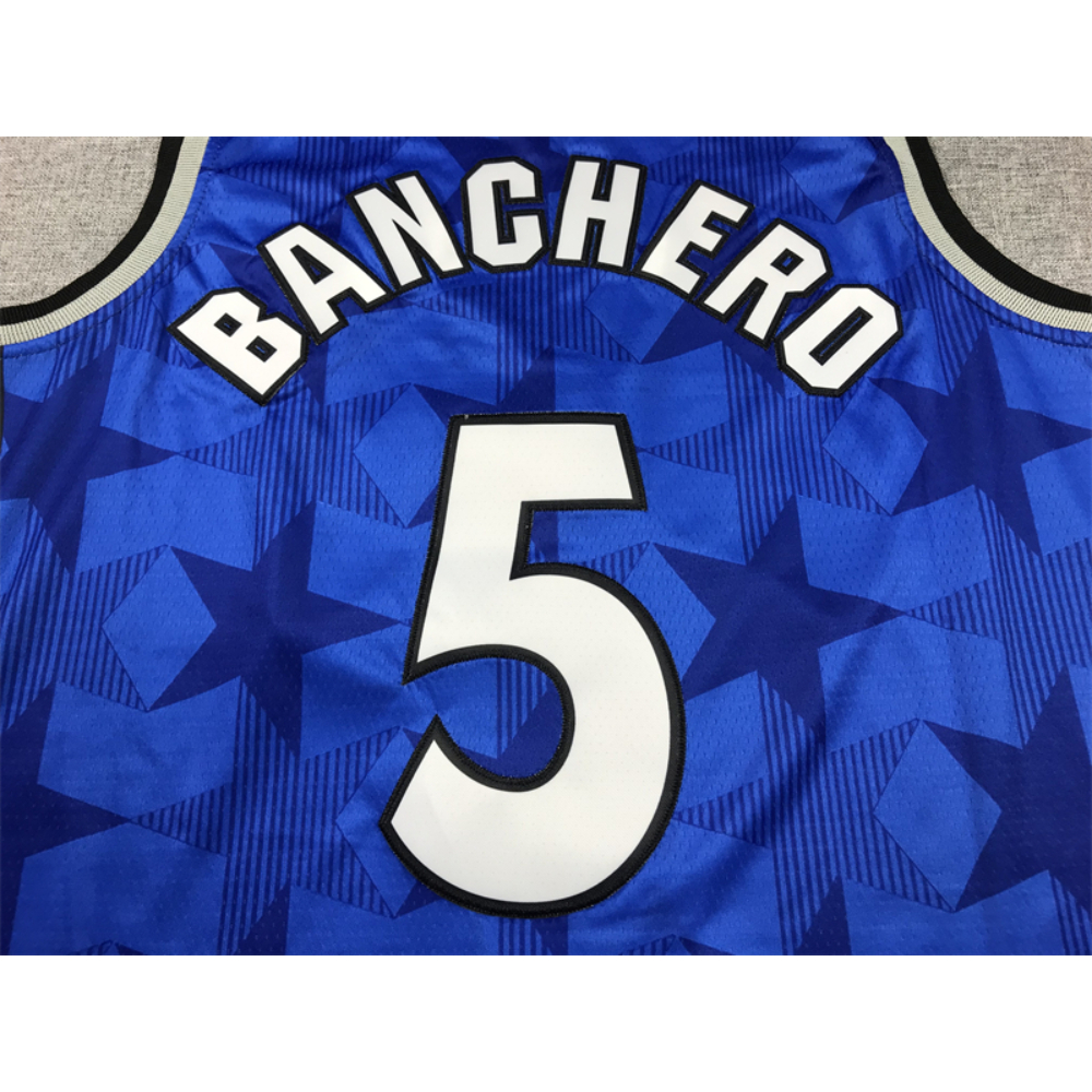 Kép 4/4 - Paolo BANCHERO kék 75th anny retro Magic mez
