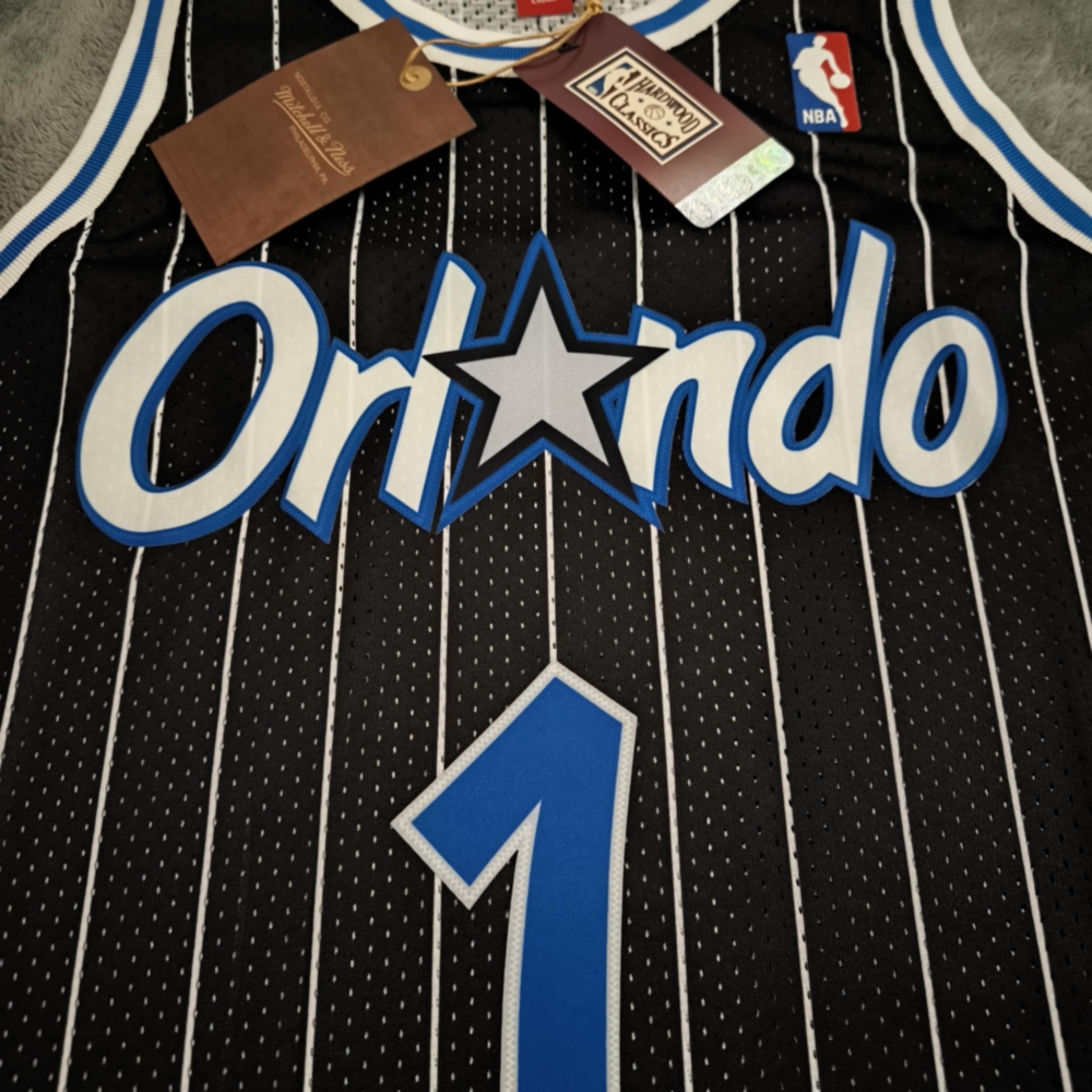 Kép 4/4 - Anfernee HARDAWAY fekete Orlando Magic mez (KÉSZLETEN)