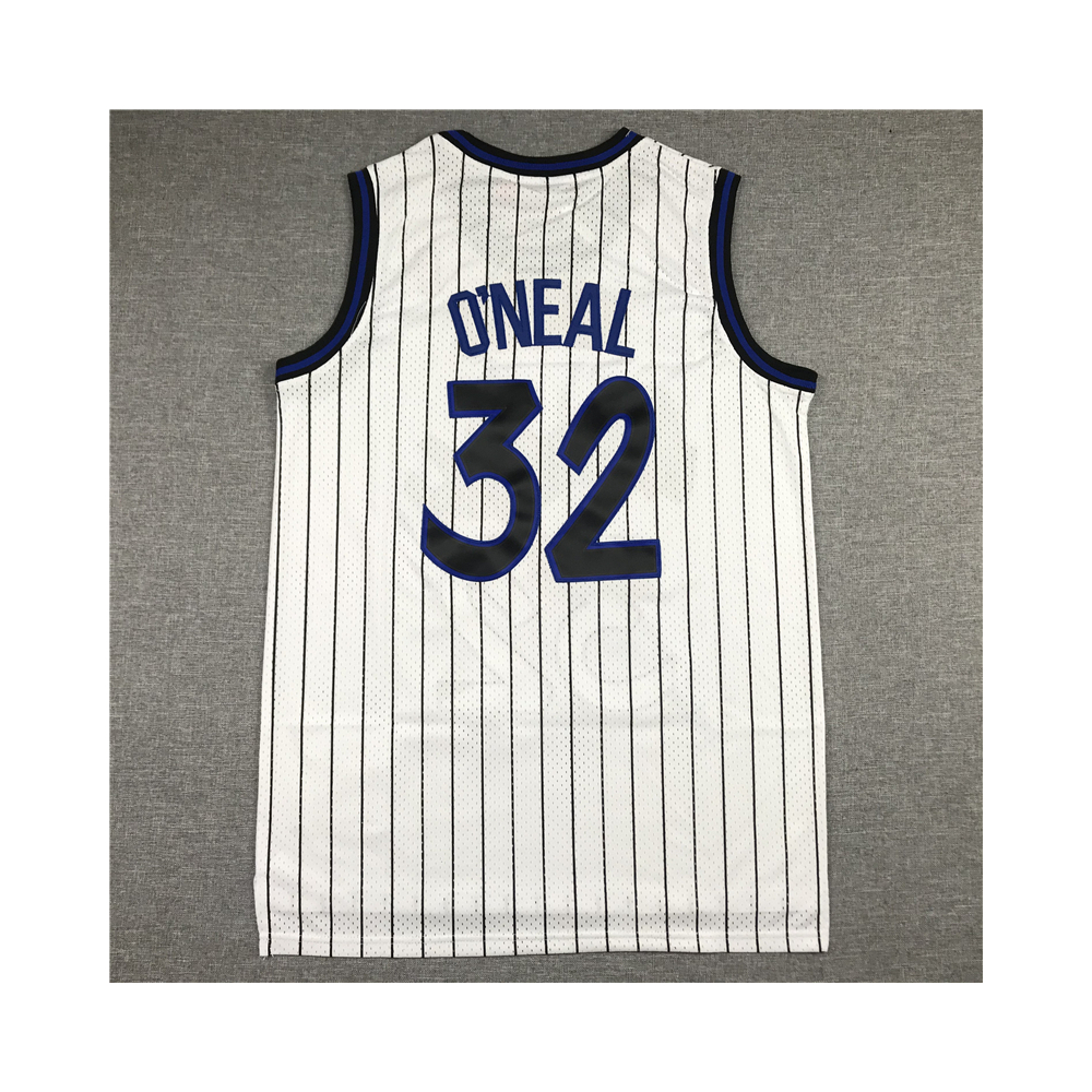Kép 2/3 - Shaquille O’NEAL 1994-95 Classic Striped fehér Orlando Magic mez