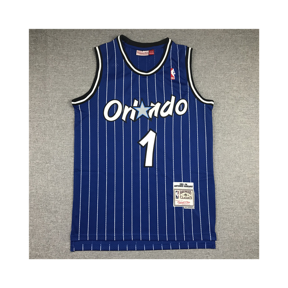 Kép 2/5 - Anfernee PENNY HARDAWAY 1993-94 Classic Striped kék Orlando Magic mez