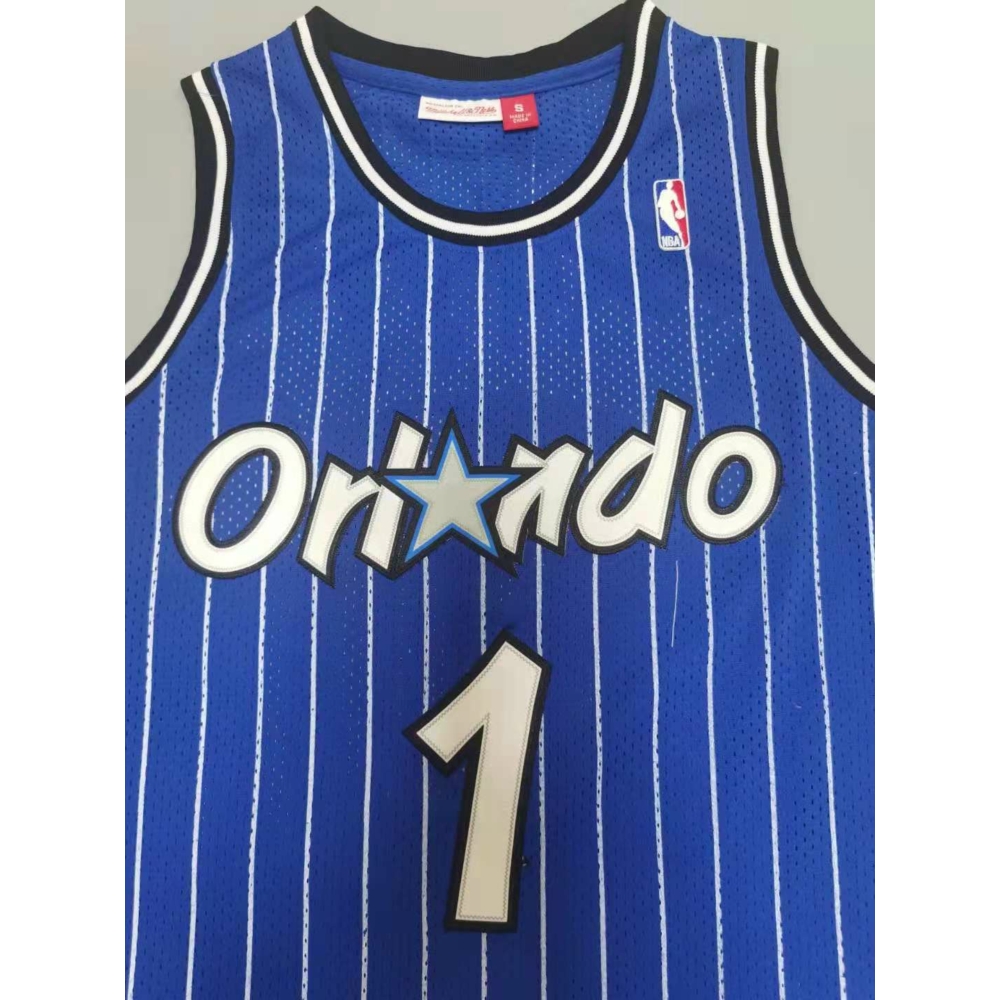 Kép 4/4 - Tracy McGRADY 2003-04 Classic Striped kék Orlando Magic mez