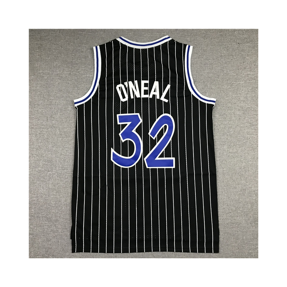 Kép 2/3 - Shaquille O’NEAL 1994-95 Classic Striped fekete Orlando Magic mez