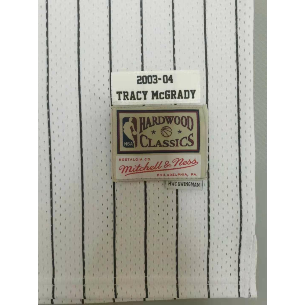 Kép 3/4 - Tracy McGRADY 2003-04 Classic Striped fehér Orlando Magic mez