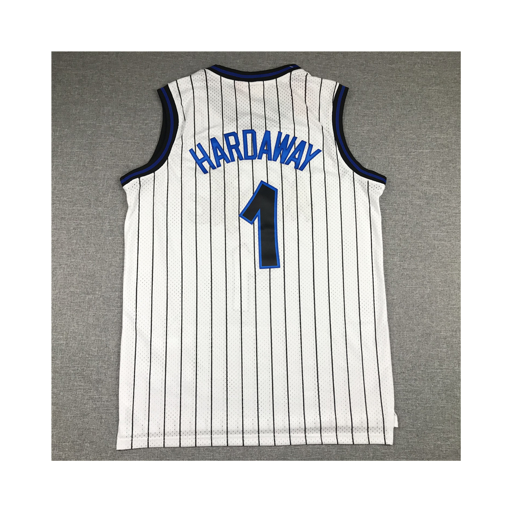 Kép 2/4 - Anfernee PENNY HARDAWAY 1993-94 Classic Striped fehér Orlando Magic mez