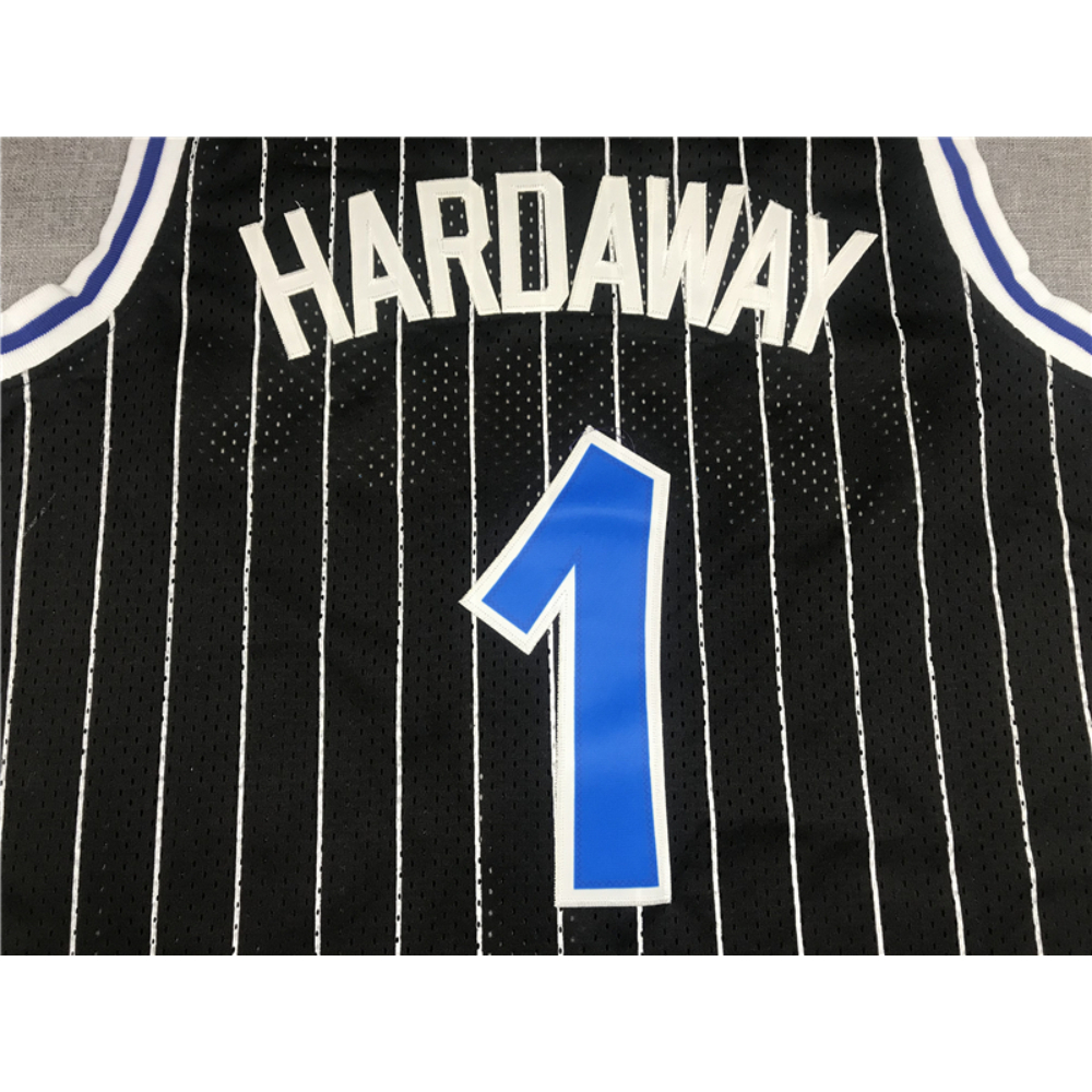 Kép 4/4 - Anfernee PENNY HARDAWAY 1993-94 Classic Striped fekete Orlando Magic mez