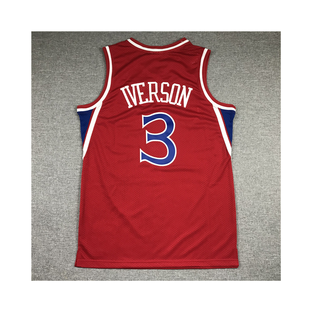 Kép 2/3 - Allen IVERSON 1996-97 Classic piros Philadelphia 76ers mez
