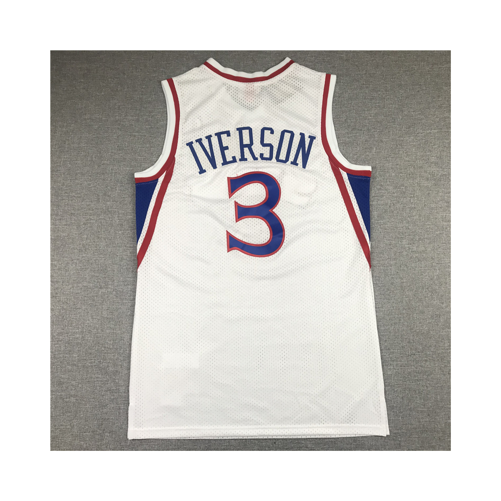 Kép 2/3 - Allen IVERSON 1996-97 Classic fehér Philadelphia 76ers mez