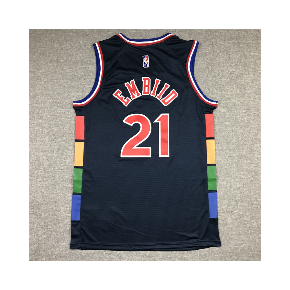 Kép 2/3 - Joel EMBIID 2021-22 City Edition Philadelphia 76ers mez