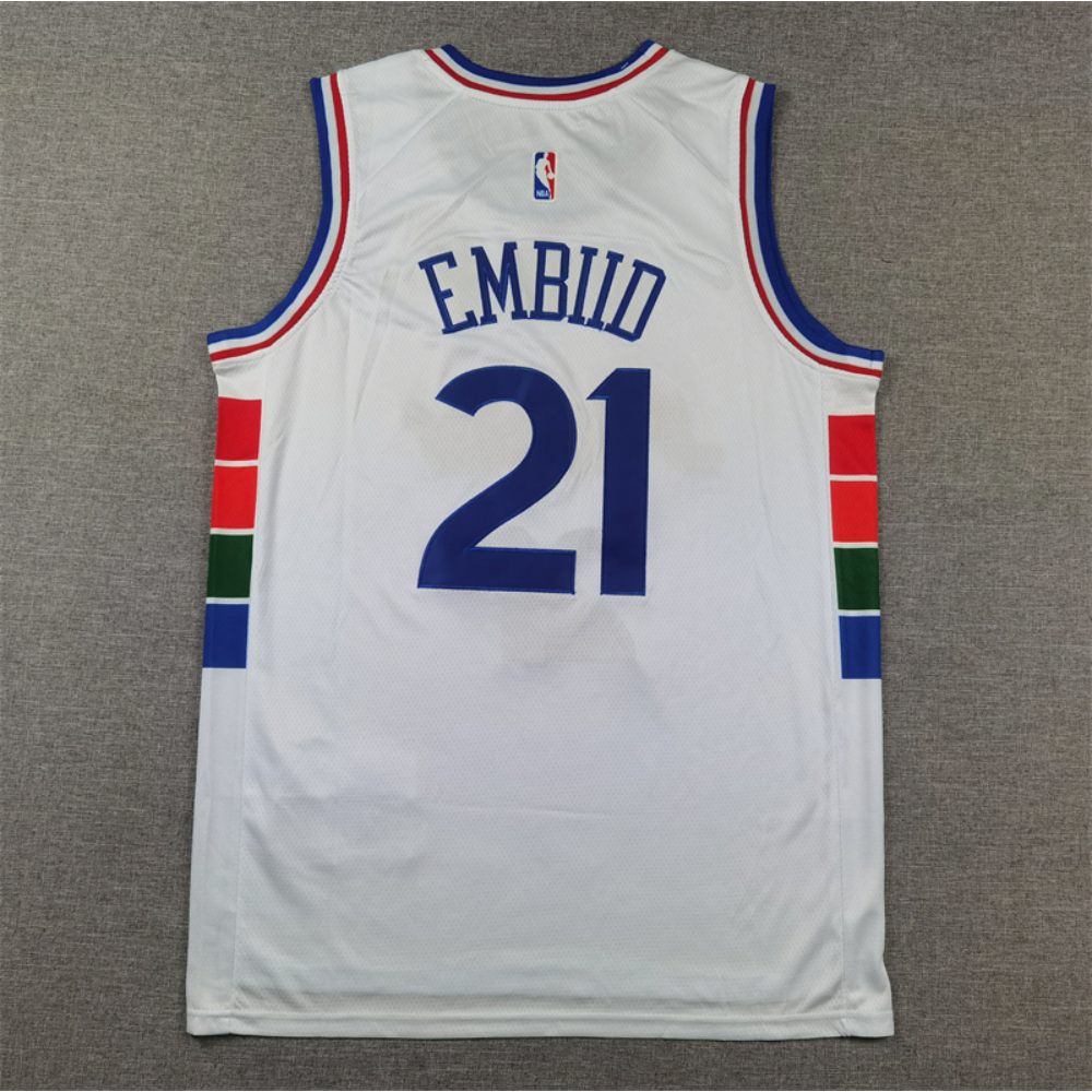 Kép 2/4 - Joel EMBIID 2024 City Edition Philadelphia 76ers mez