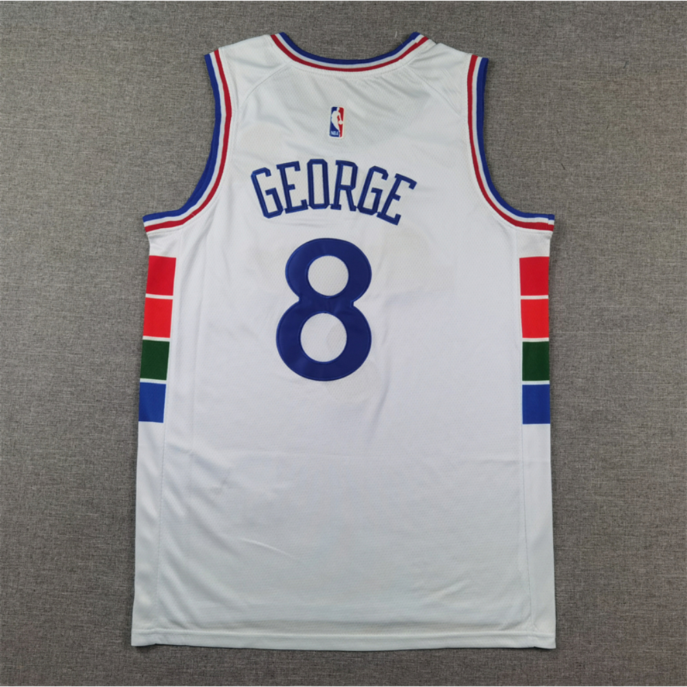 Kép 2/4 - Paul GEORGE 2024 City Edition Philadelphia 76ers mez