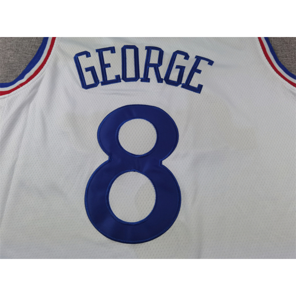 Kép 4/4 - Paul GEORGE 2024 City Edition Philadelphia 76ers mez