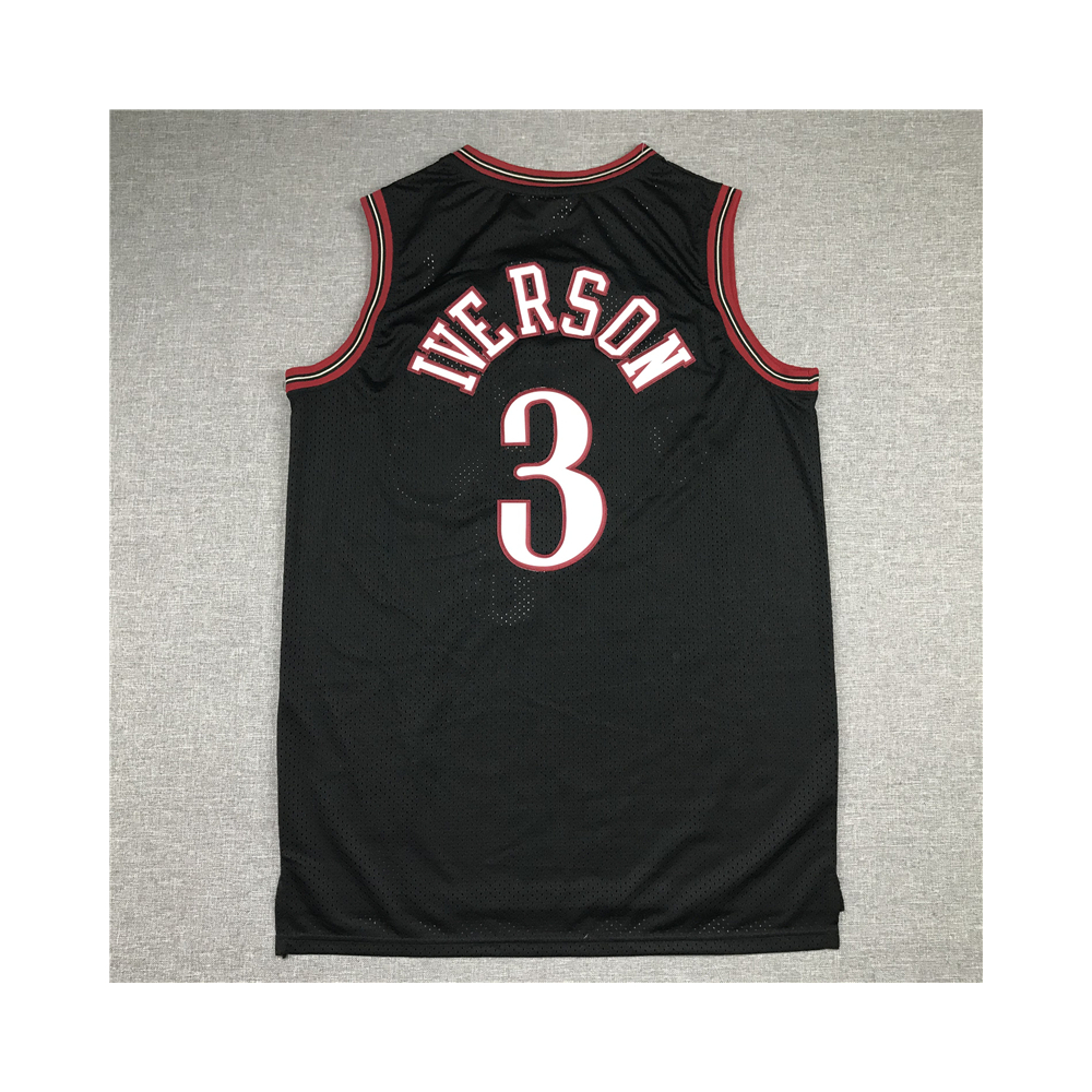 Kép 2/3 - Allen IVERSON 1997-98 Classic fekete Philadelphia 76ers mez