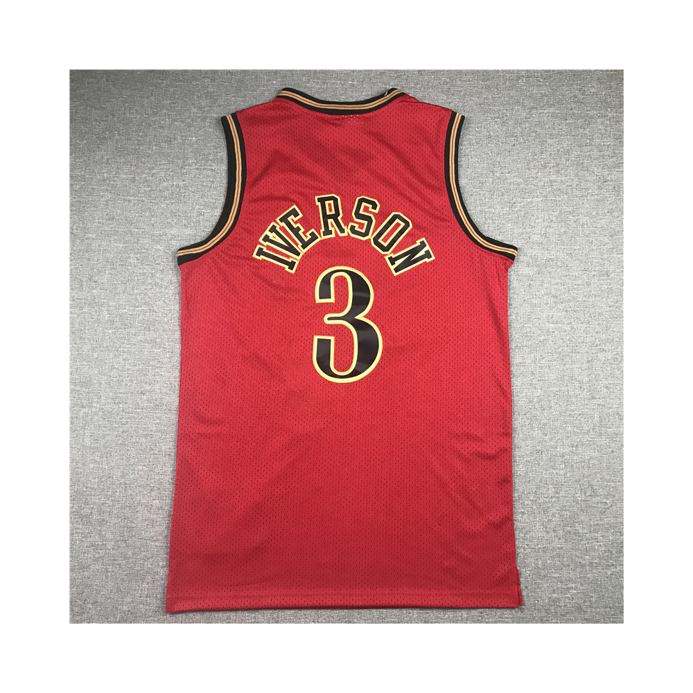 Kép 2/3 - Allen IVERSON 1999-00 Classic piros Philadelphia 76ers mez