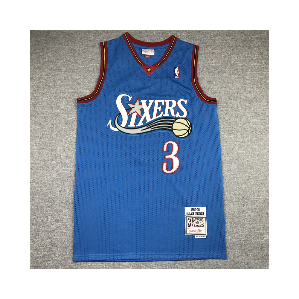 Kép 1/3 - Allen IVERSON 1999-00 Classic kék Philadelphia 76ers mez