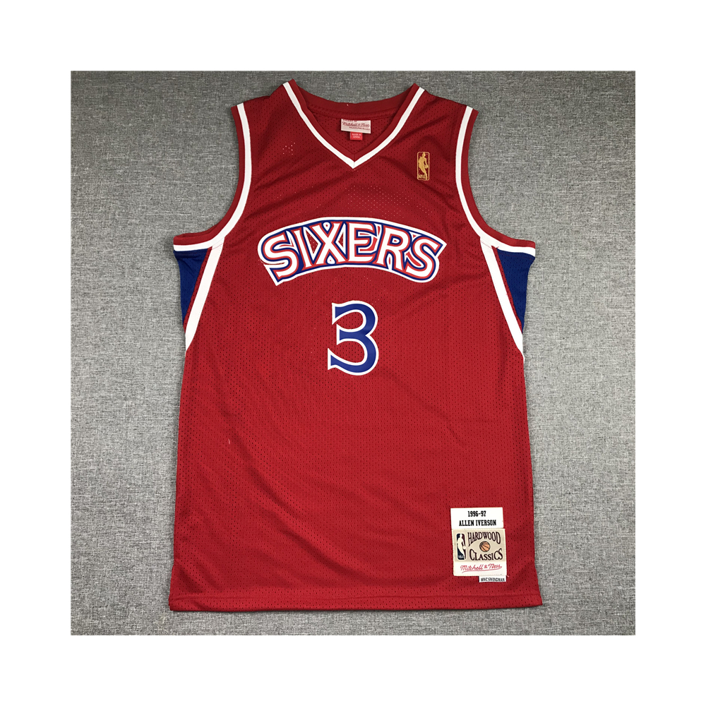 Kép 1/3 - Allen IVERSON 1996-97 Classic piros Philadelphia 76ers mez