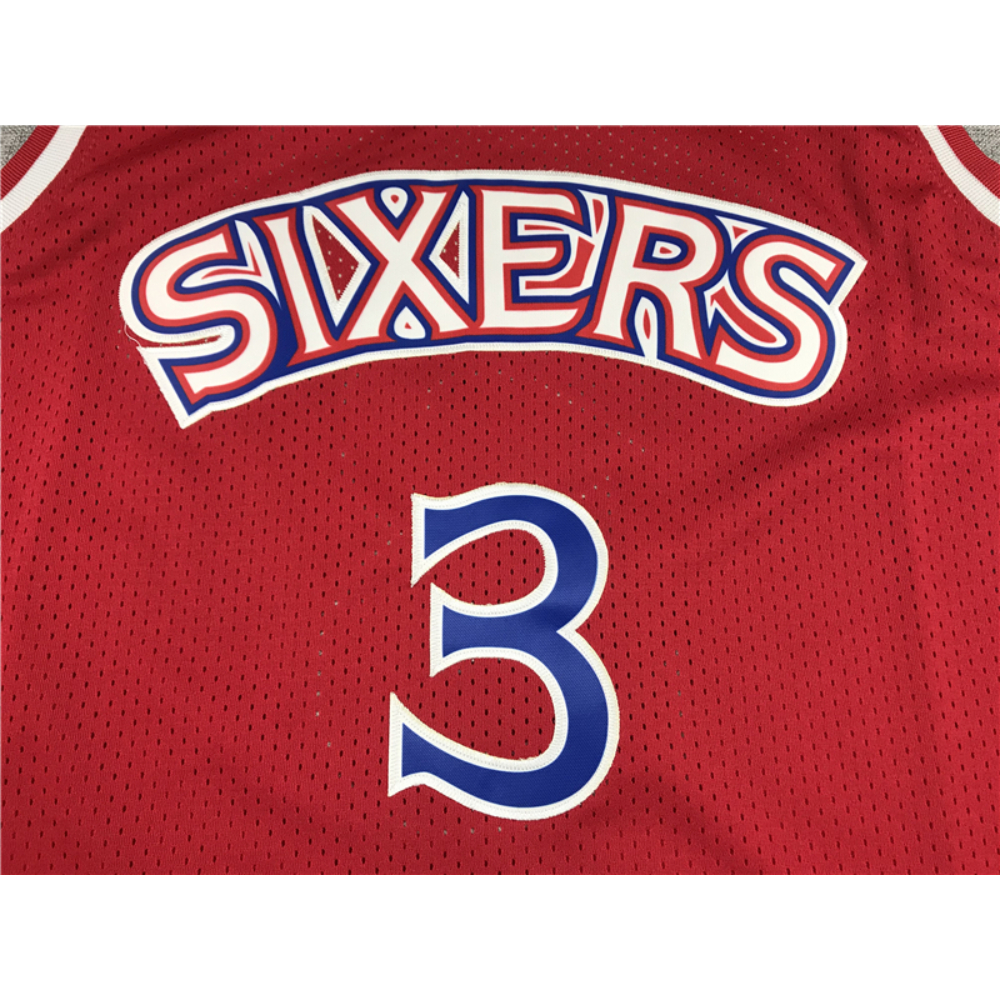 Kép 3/3 - Allen IVERSON 1996-97 Classic piros Philadelphia 76ers mez