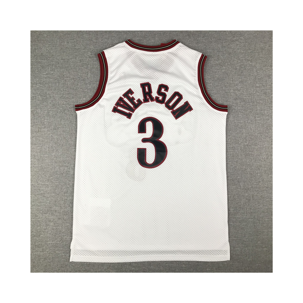 Kép 2/3 - Allen IVERSON 1997-98 Classic fehér Philadelphia 76ers mez (KÉSZLETEN)