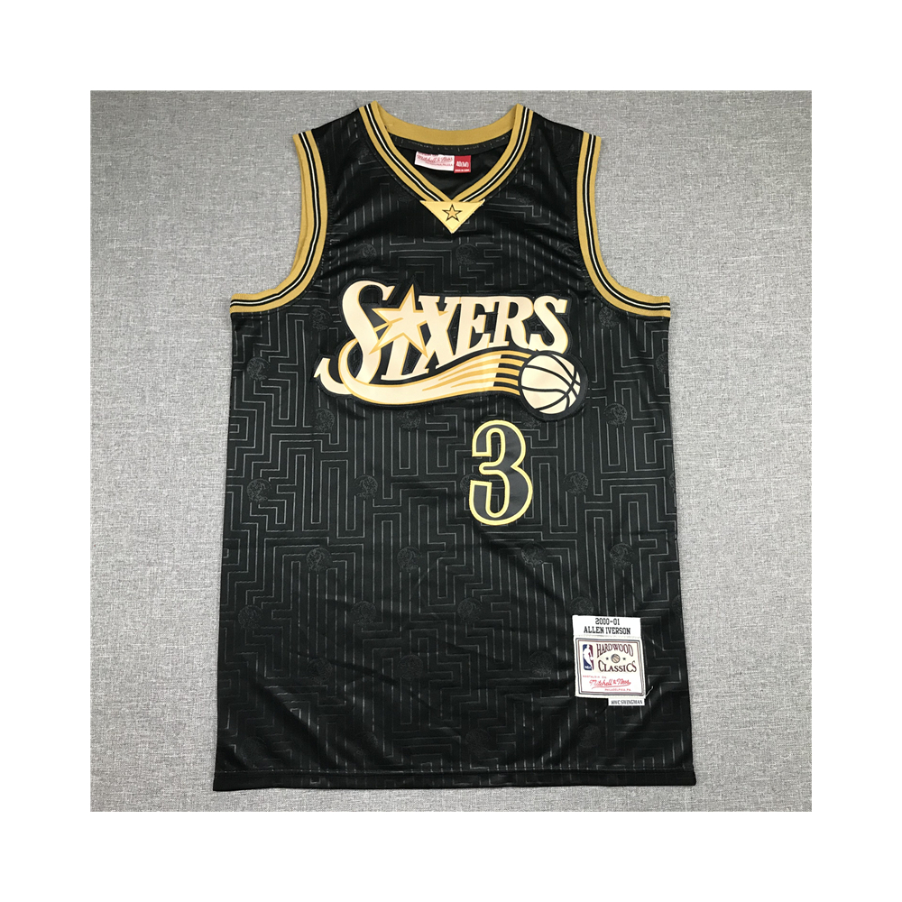 Kép 1/3 - Allen IVERSON 2000-01 Year of The Rat Philadelphia 76ers mez (KÉSZLETEN)