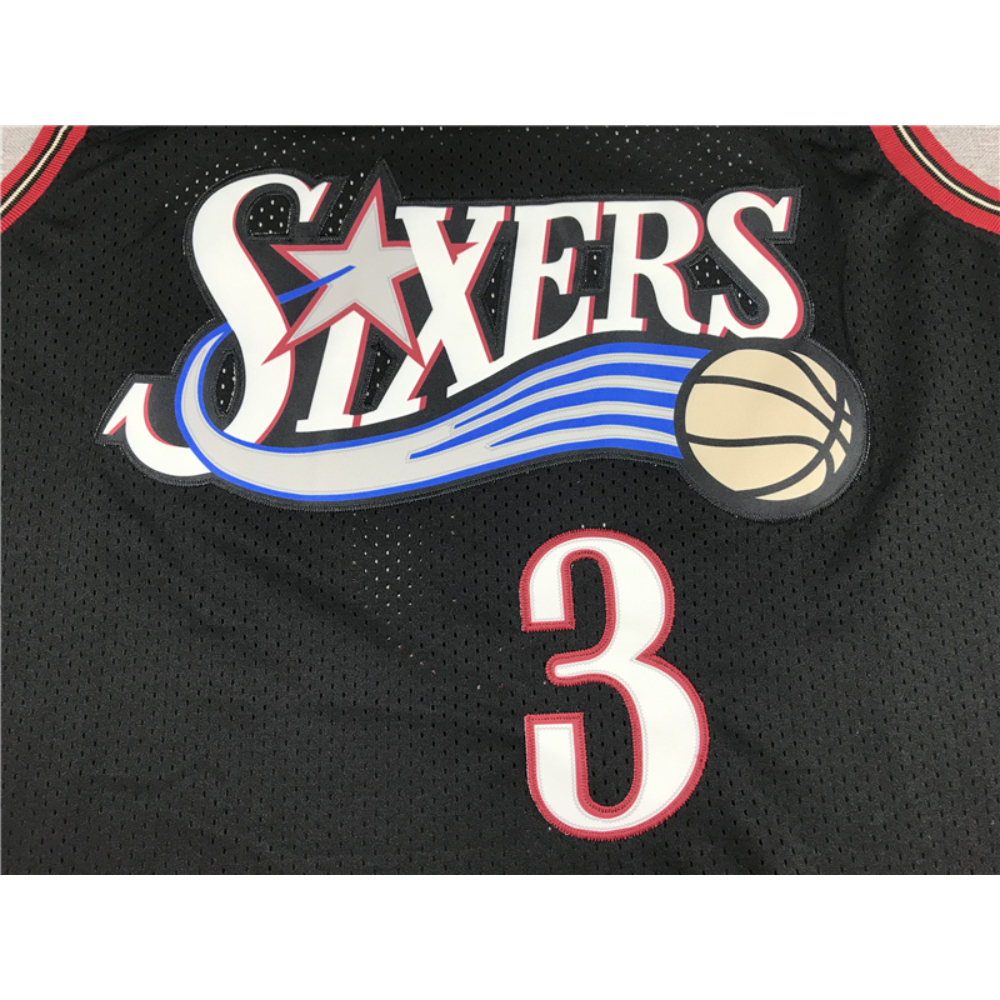 Kép 3/3 - Allen IVERSON 1997-98 Classic fekete Philadelphia 76ers mez