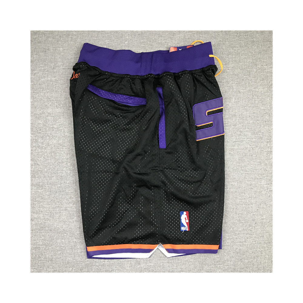 Kép 4/5 - Phoenix Suns fekete Just Don zsebes kosaras rövidnadrág