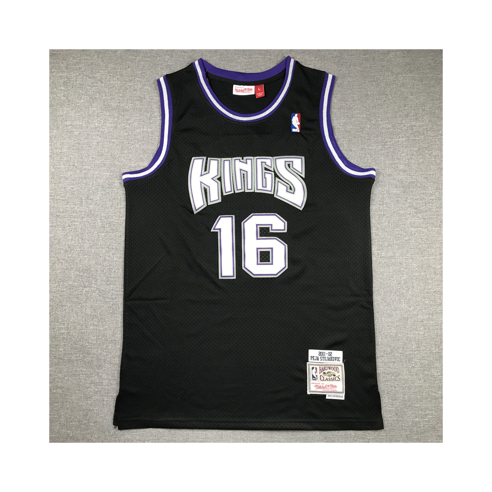 Kép 1/4 - Peja STOJAKOVIC 2001-02 Classic fekete Sacramento Kings mez