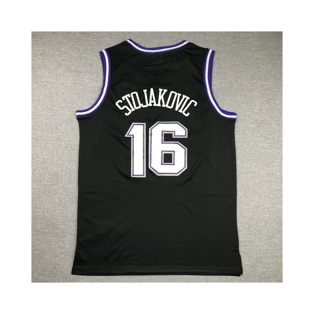 Kép 2/4 - Peja STOJAKOVIC 2001-02 Classic fekete Sacramento Kings mez