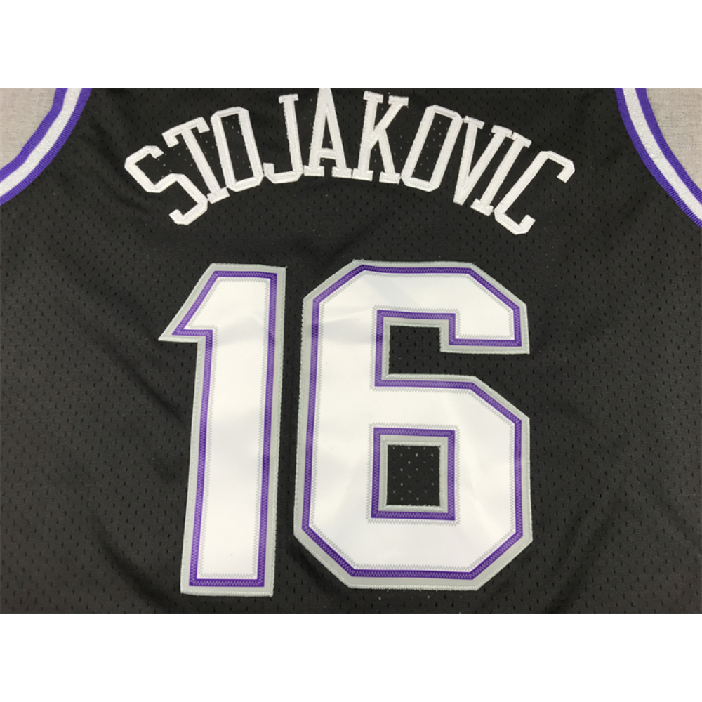 Kép 4/4 - Peja STOJAKOVIC 2001-02 Classic fekete Sacramento Kings mez