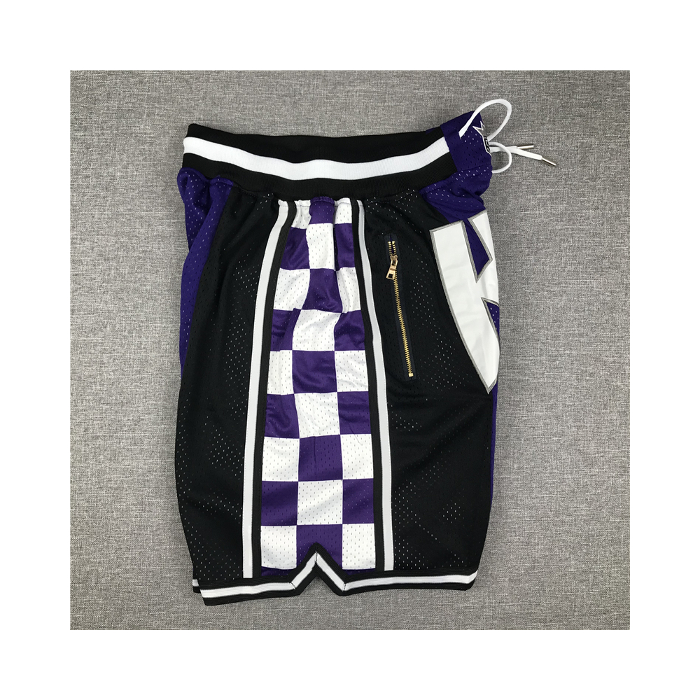 Kép 3/4 - Sacramento Kings retro Just Don zsebes kosaras rövidnadrág