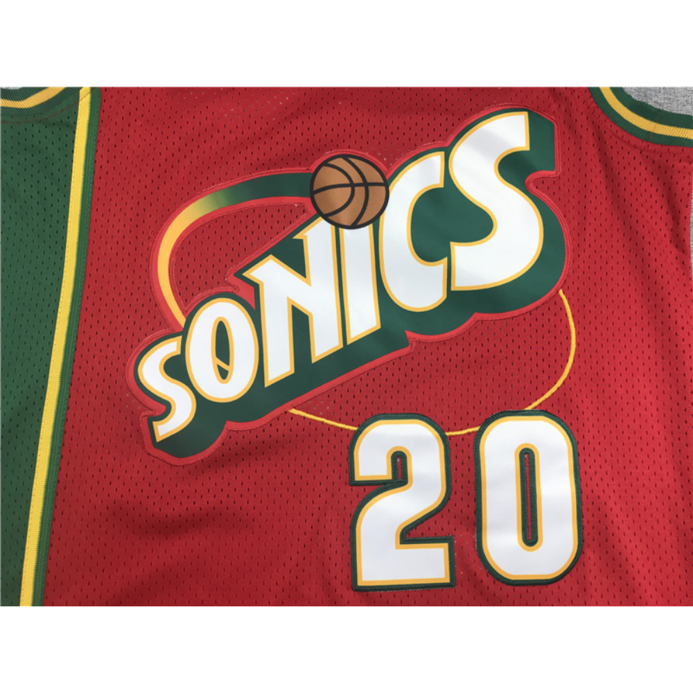 Kép 3/4 - Gary PAYTON Red Seattle Supersonics retro mez