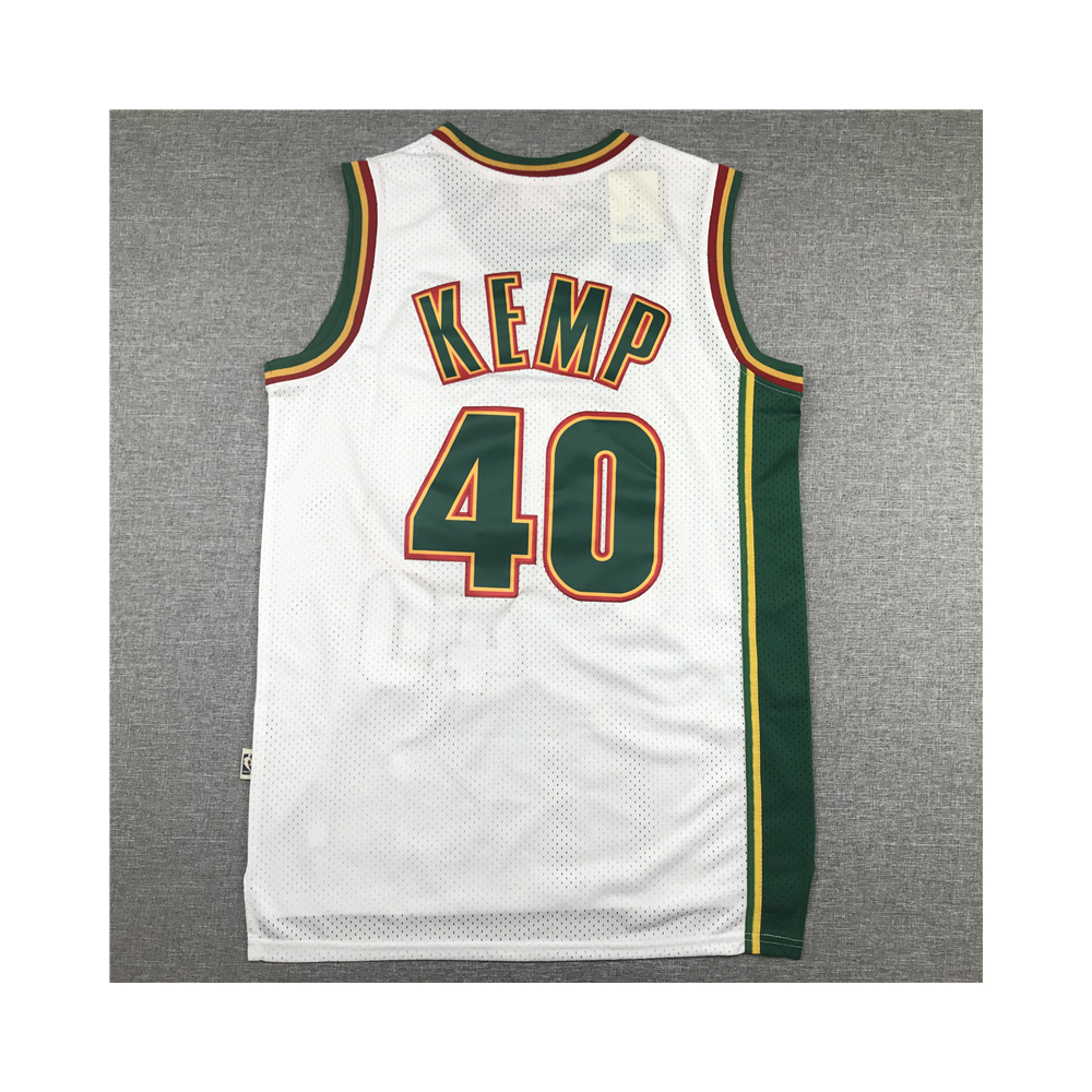 Kép 2/4 - Shawn KEMP Home Seattle Supersonics retro mez