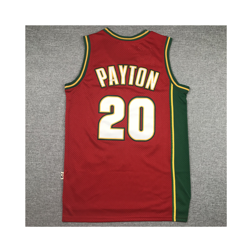 Kép 2/4 - Gary PAYTON Red Seattle Supersonics retro mez