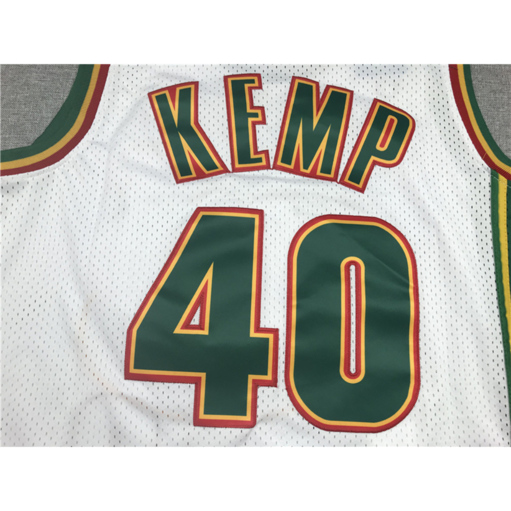 Kép 4/4 - Shawn KEMP Home Seattle Supersonics retro mez