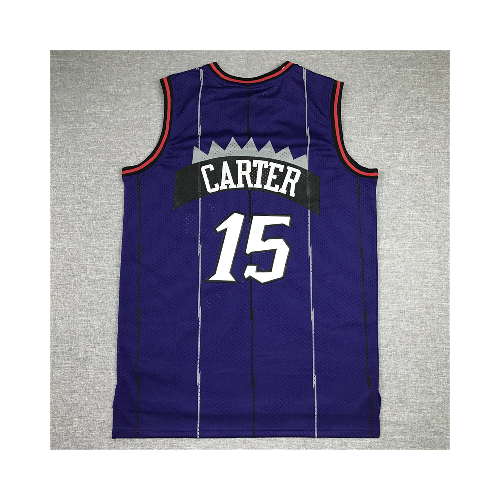 Kép 2/3 - Vince CARTER Classic lila Toronto Raptors mez (KÉSZLETEN)