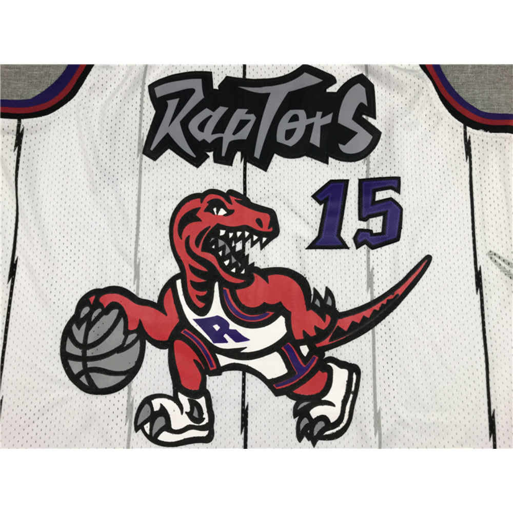 Kép 3/3 - Vince CARTER Classic fehér Toronto Raptors mez (KÉSZLETEN)