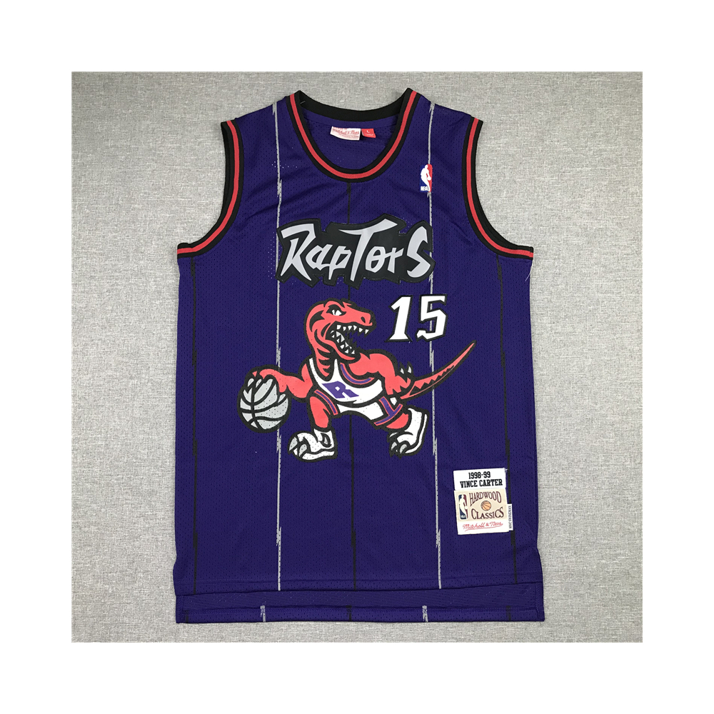 Kép 1/3 - Vince CARTER Classic lila Toronto Raptors mez (KÉSZLETEN)