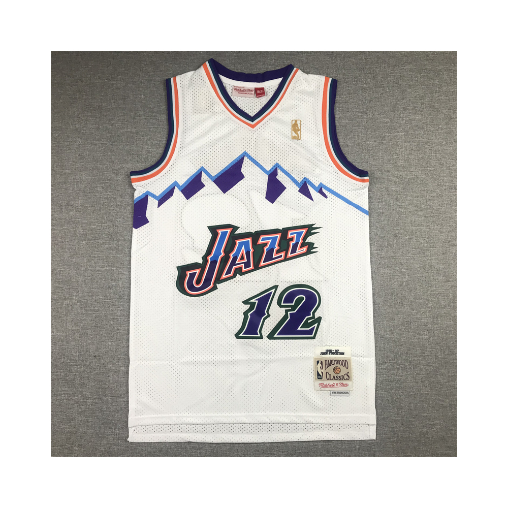 Kép 1/4 - John STOCKTON 1996-97 Classic Home Utah Jazz mez
