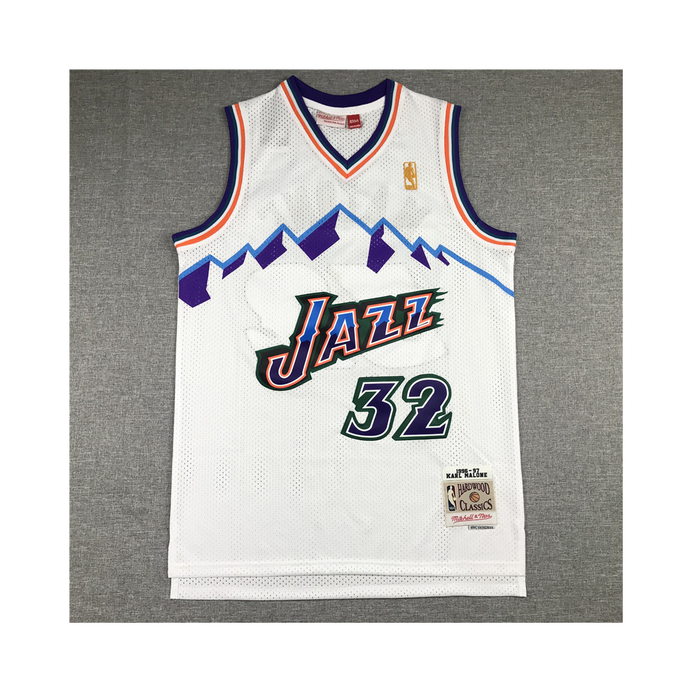 Kép 1/3 - Karl MALONE 1996-97 Classic Home Utah Jazz mez
