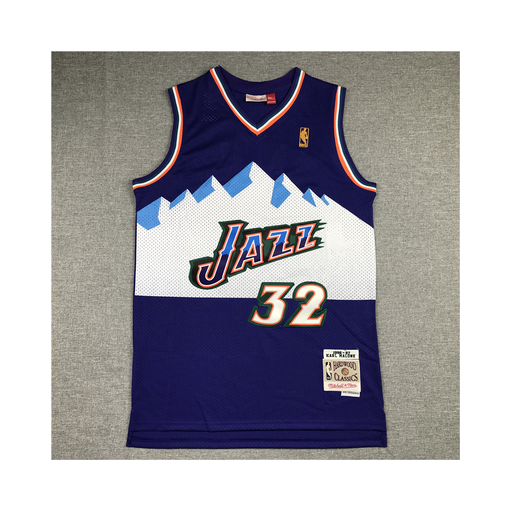 Kép 1/3 - Karl MALONE 1996-97 Classic Away Utah Jazz mez
