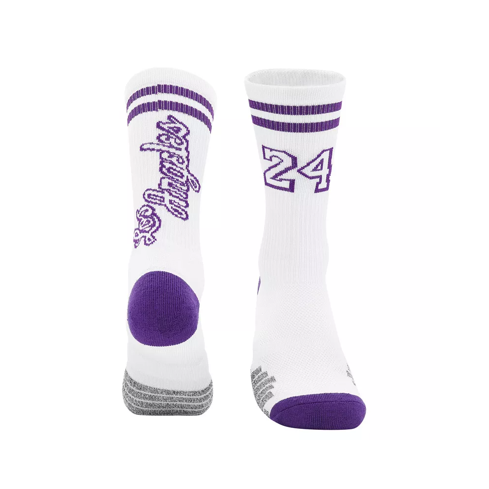 Kép 1/5 - Kobe BRYANT fehér #24 Los Angeles zokni
