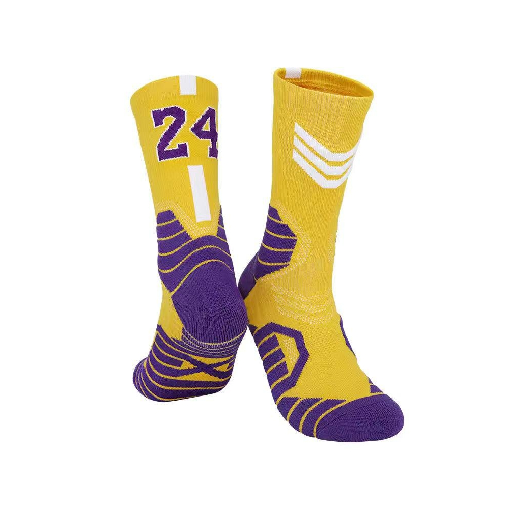 Kép 1/4 - Kobe BRYANT sárga #24 zokni